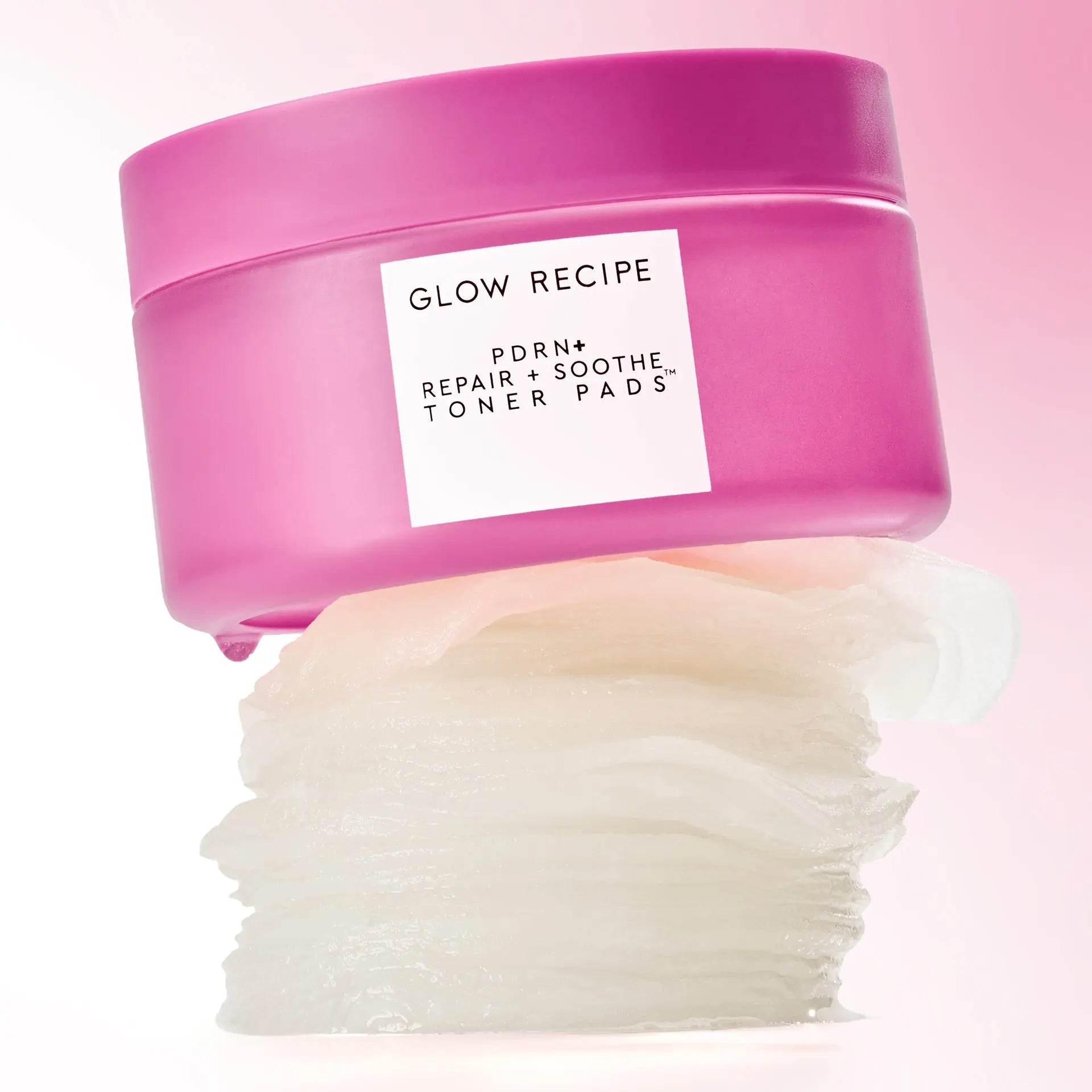 Glow Recipe PDRN+ Repair + Soothe Korean Toner Pads - Korean Facial, Repair Skin, Reduce Redness, Vegan