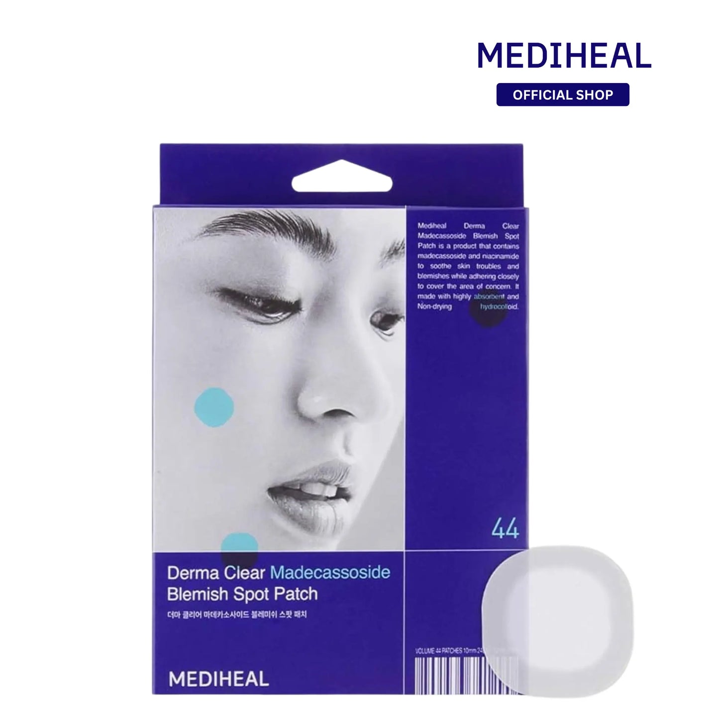 [MEDIHEAL OFFICIAL] Derma Clear Madecassoside Blemish Spot Patch - Acne, Skincare