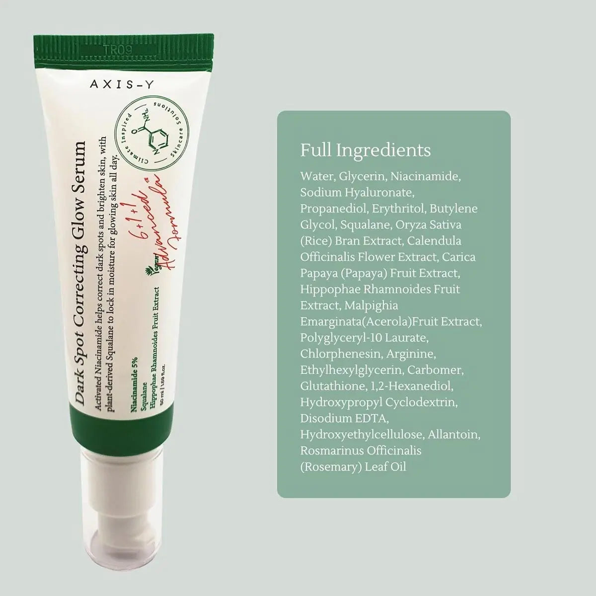 [AXIS-Y] Dark Spot Correcting Glow Serum 50Ml, Moisturizing Skincare, Blemish Remover