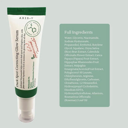 [AXIS-Y] Dark Spot Correcting Glow Serum 50Ml, Moisturizing Skincare, Blemish Remover