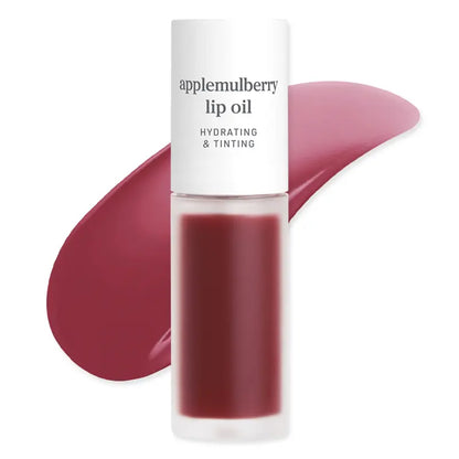 Nooni Korean Apple Lip Oil + Lip Stain | Glossy Lip Stain, Tinting & Long Lasting, Moisturizing Lip Care (13 Options) Hydrate Lipgloss Lipstick Makeup Glossy Hydrating Moisturizer Plump Transfer-Proof